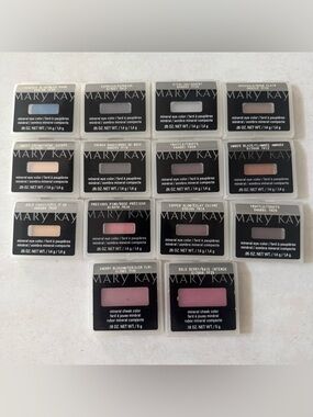 Lot of 14 Mary Kay Mineral Eye Colors Various Shades (see photos) - NIB